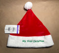 MY FIRST CHRISTMAS SANTA HAT RED WHITE