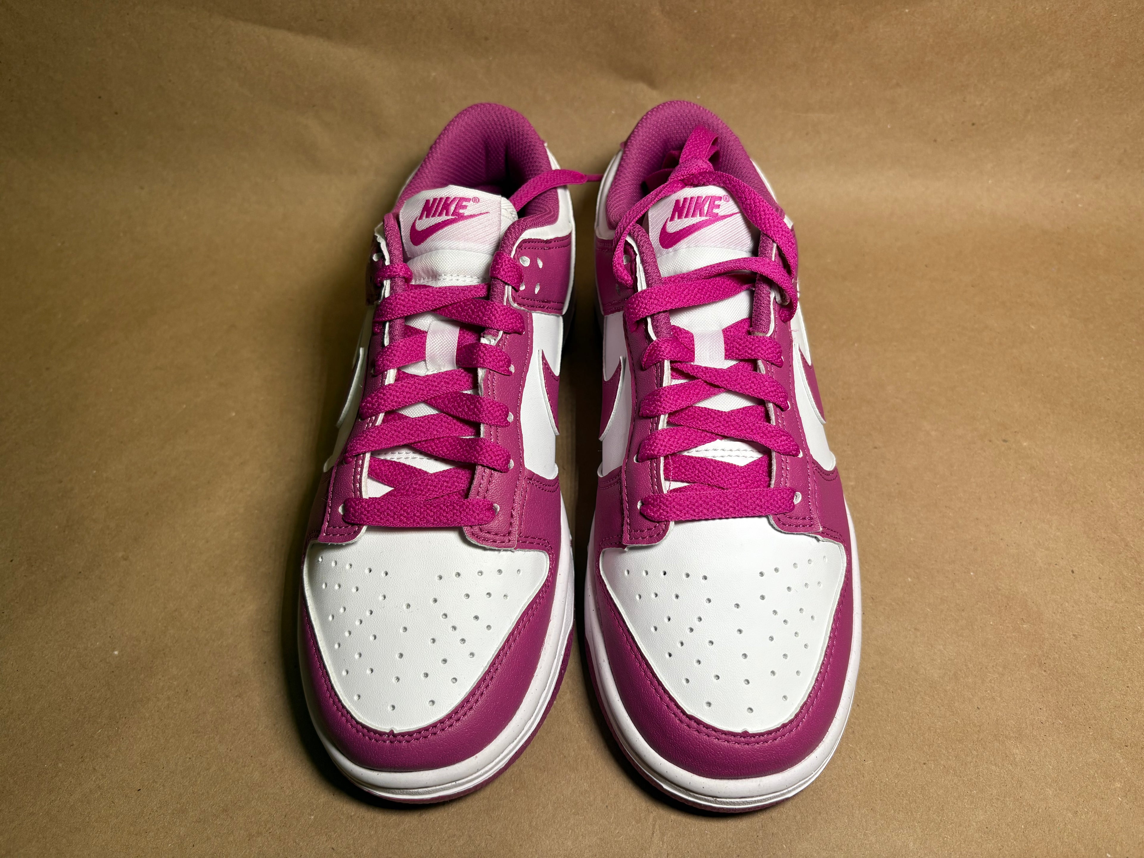 HOT FUCHSIA NIKE DUNK LOW WOMENS - SZ  7 & 8