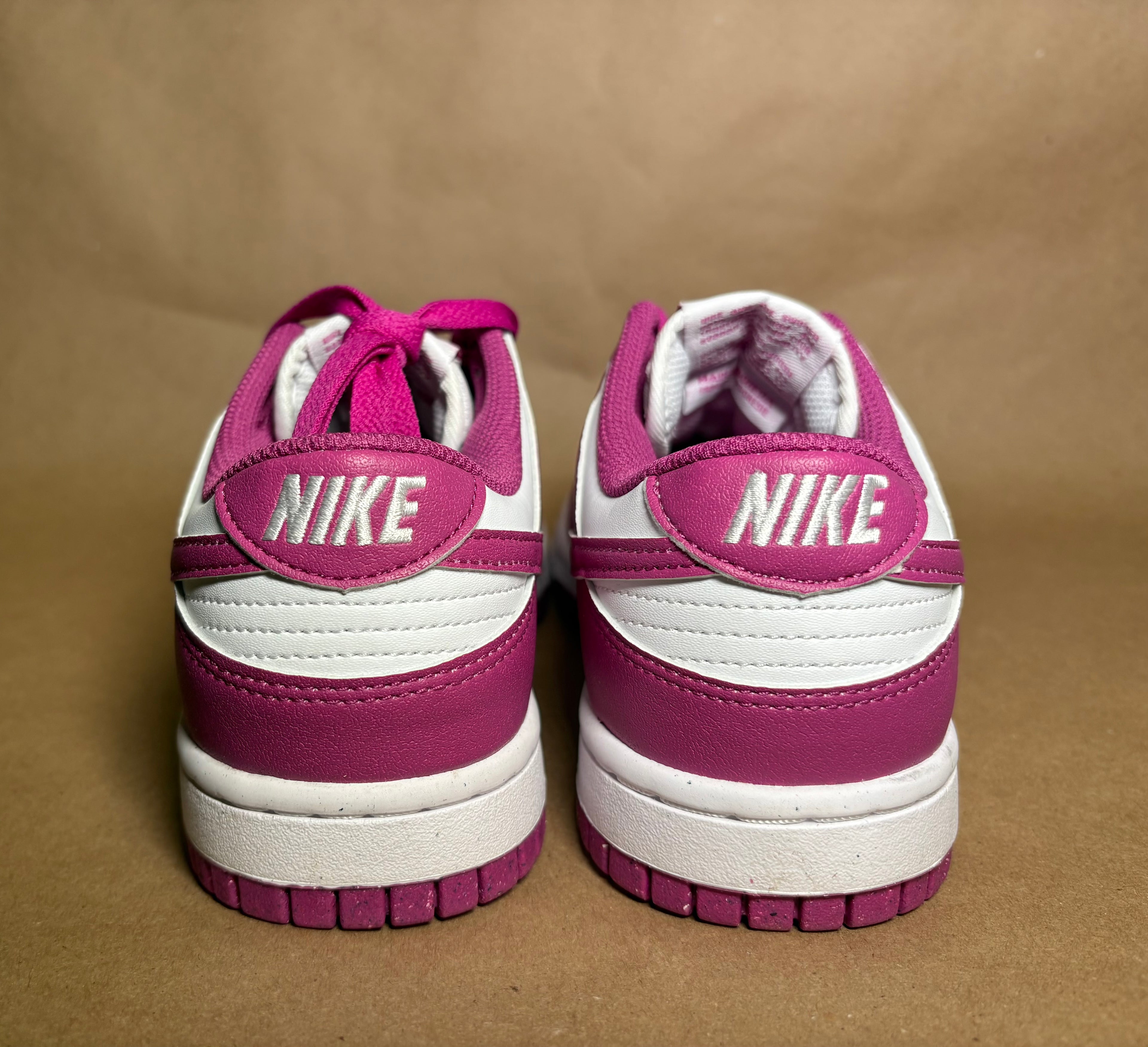HOT FUCHSIA NIKE DUNK LOW WOMENS - SZ  7 & 8