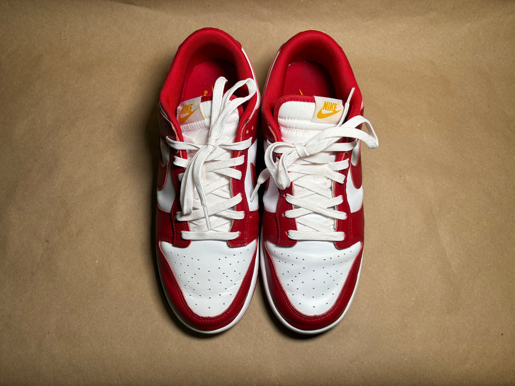 NIKE DUNK LOW "GYM RED" SZ 10.5