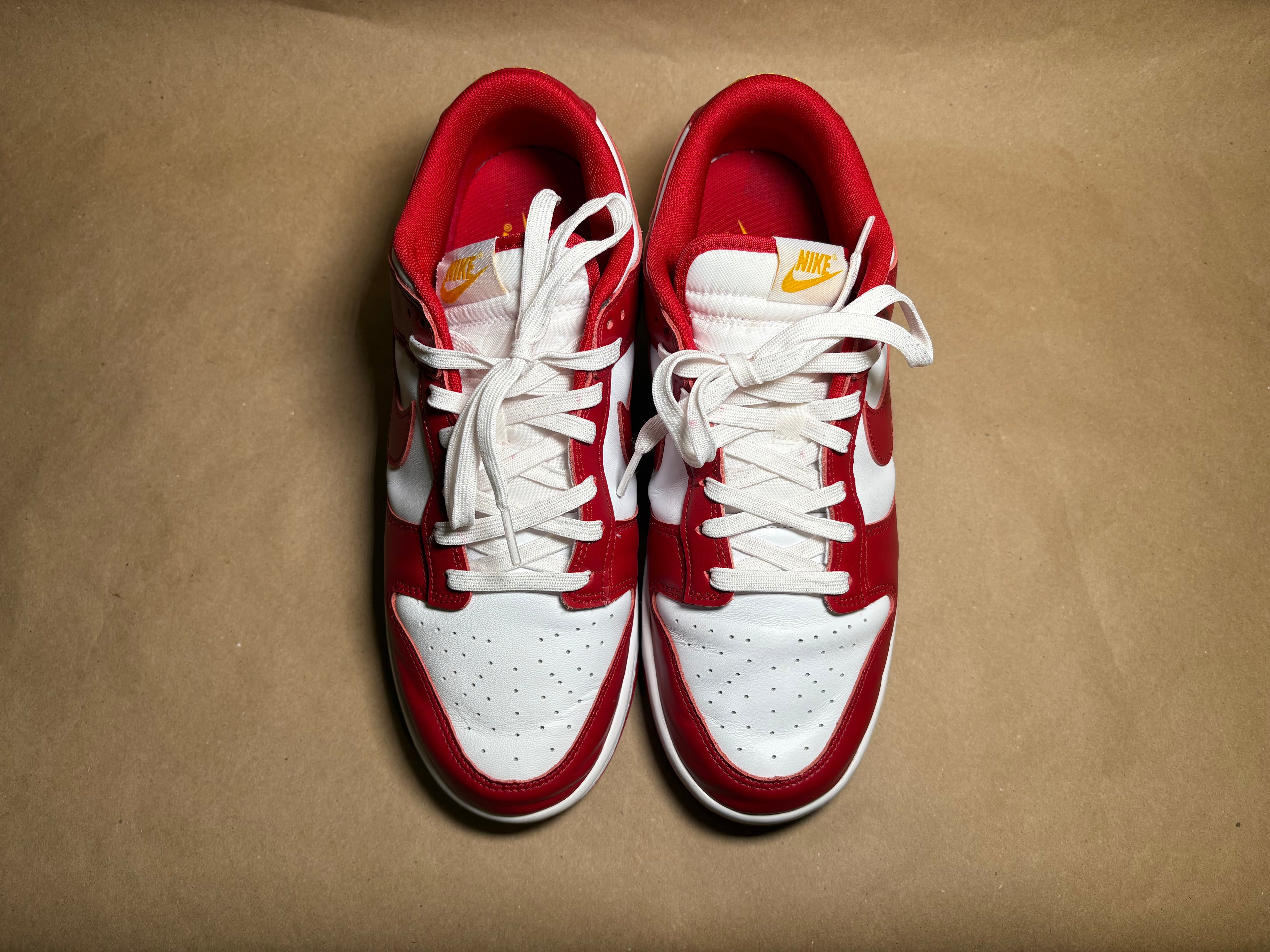 NIKE DUNK LOW "GYM RED" SZ 10.5