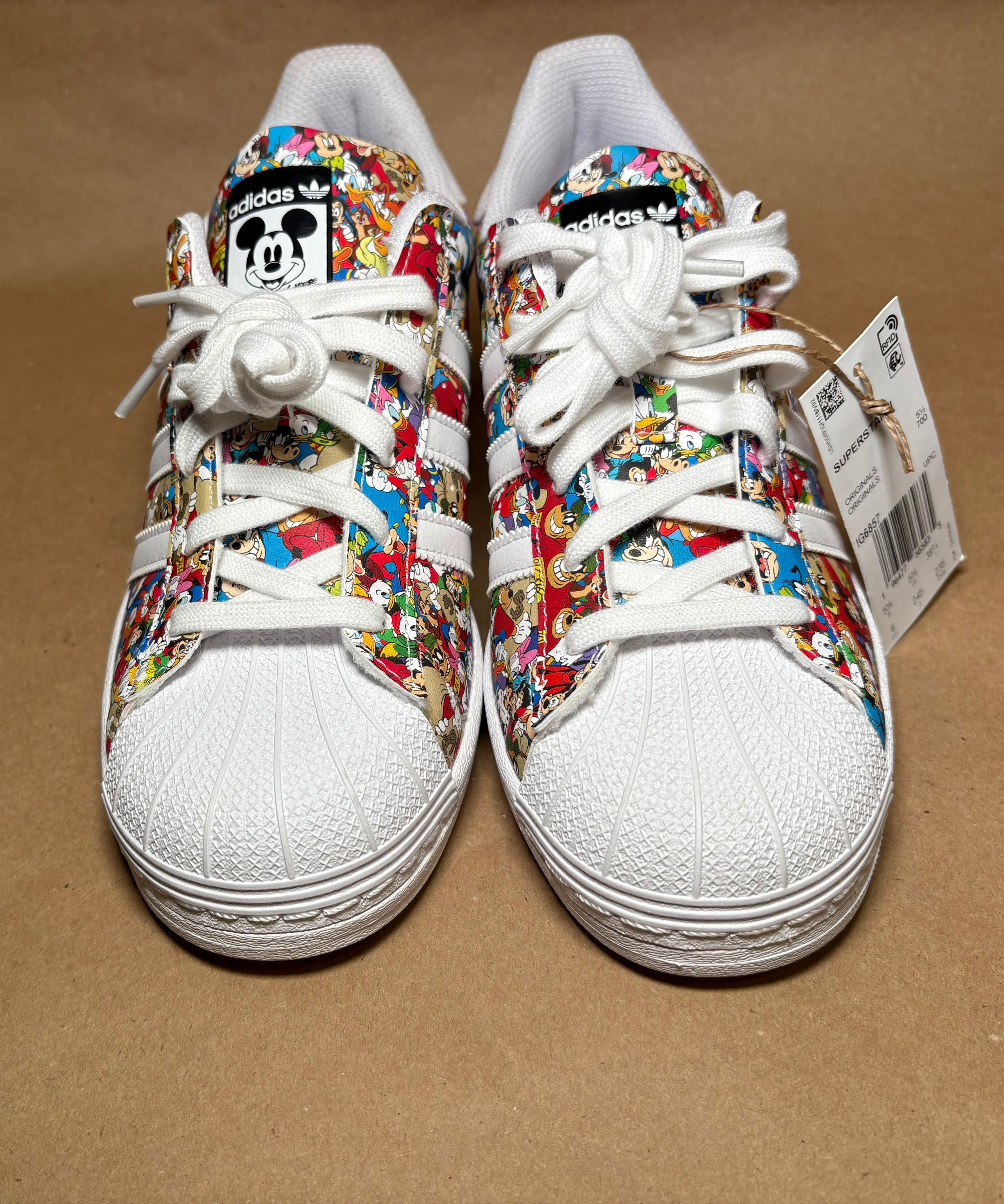 ADIDDAS X DISNEY MICKEY SUPERSTAR - SZ 6