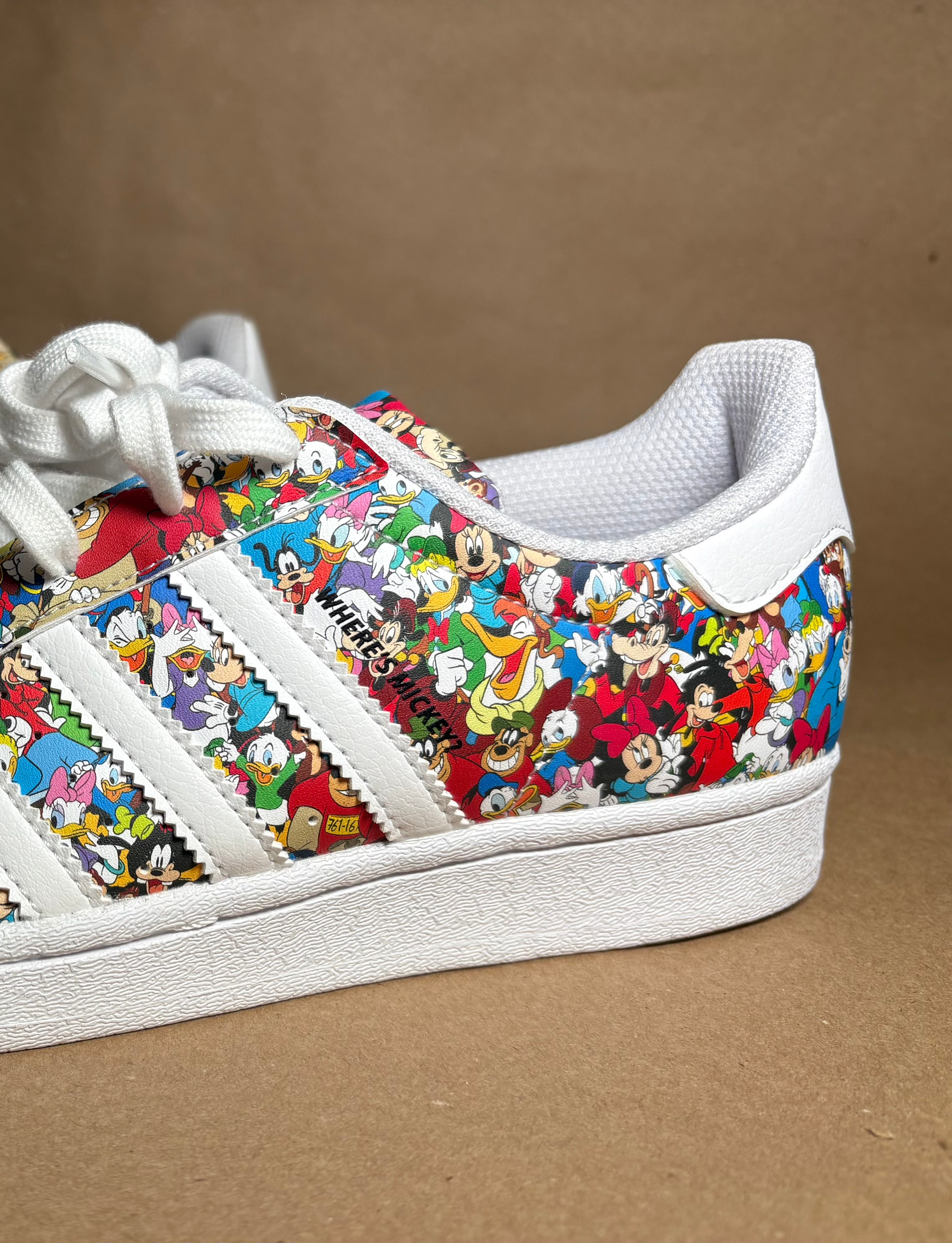 ADIDDAS X DISNEY MICKEY SUPERSTAR - SZ 6