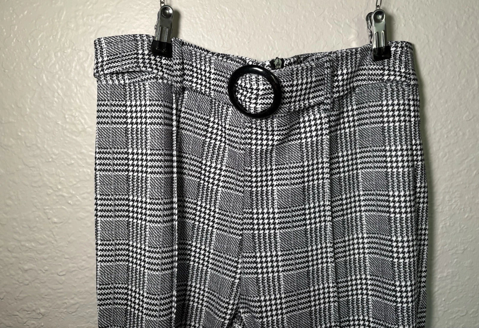 Sheinsxy Size L Black And White Patterned Pants