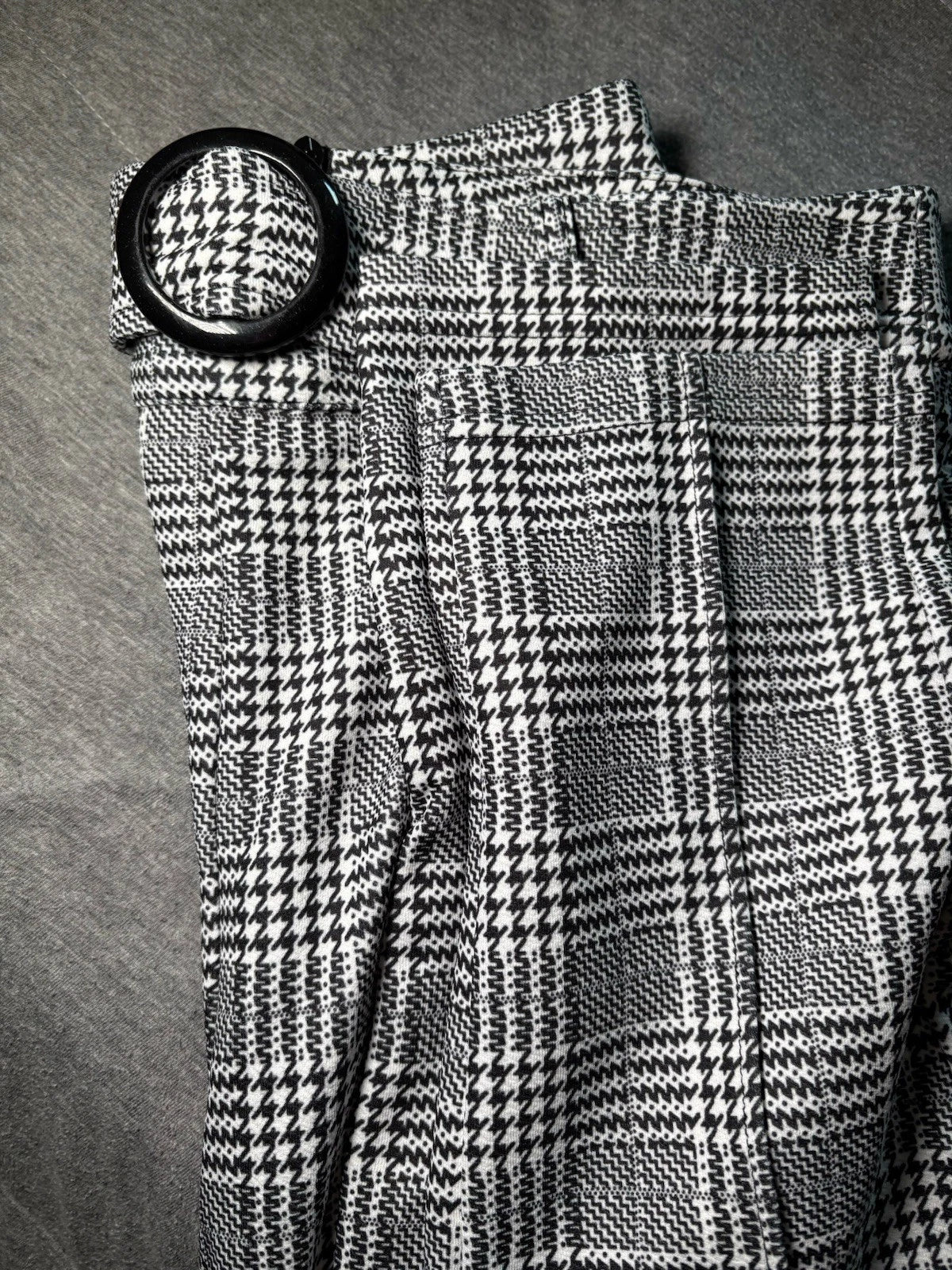 Sheinsxy Size L Black And White Patterned Pants